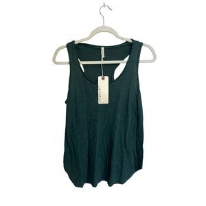 Lanston Revolve Green Flowy Lightweight Tank Top Size Small NWT